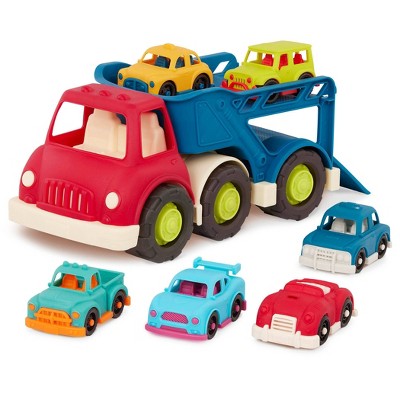 B. toys - Avtomobil Daşıyıcı Yük Maşını və 6 Avtomobil - Happy Cruisers