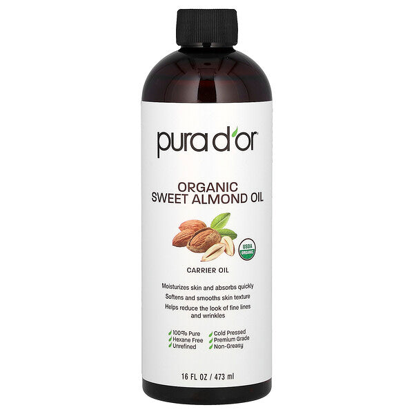 Pura D'Or Örgani Şirin Badam Yağı 473 ml