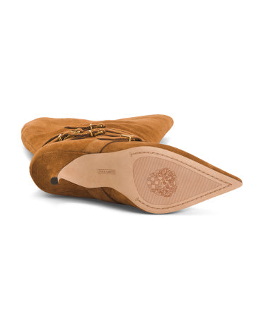 VINCE CAMUTO Suede Tyleen Kitten Topuqlu Çəkmə