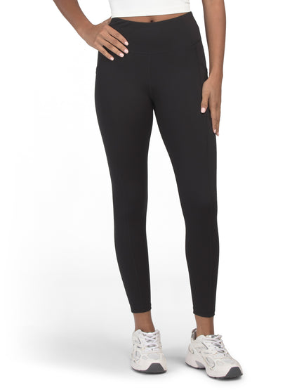 DKNY SPORT Yüksək Bel Balans Sıxışdırma Ləginen Cibləri ilə