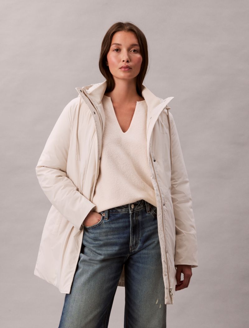 Calvin Klein Orta Uzunluqda Parka Gödəkçəsi