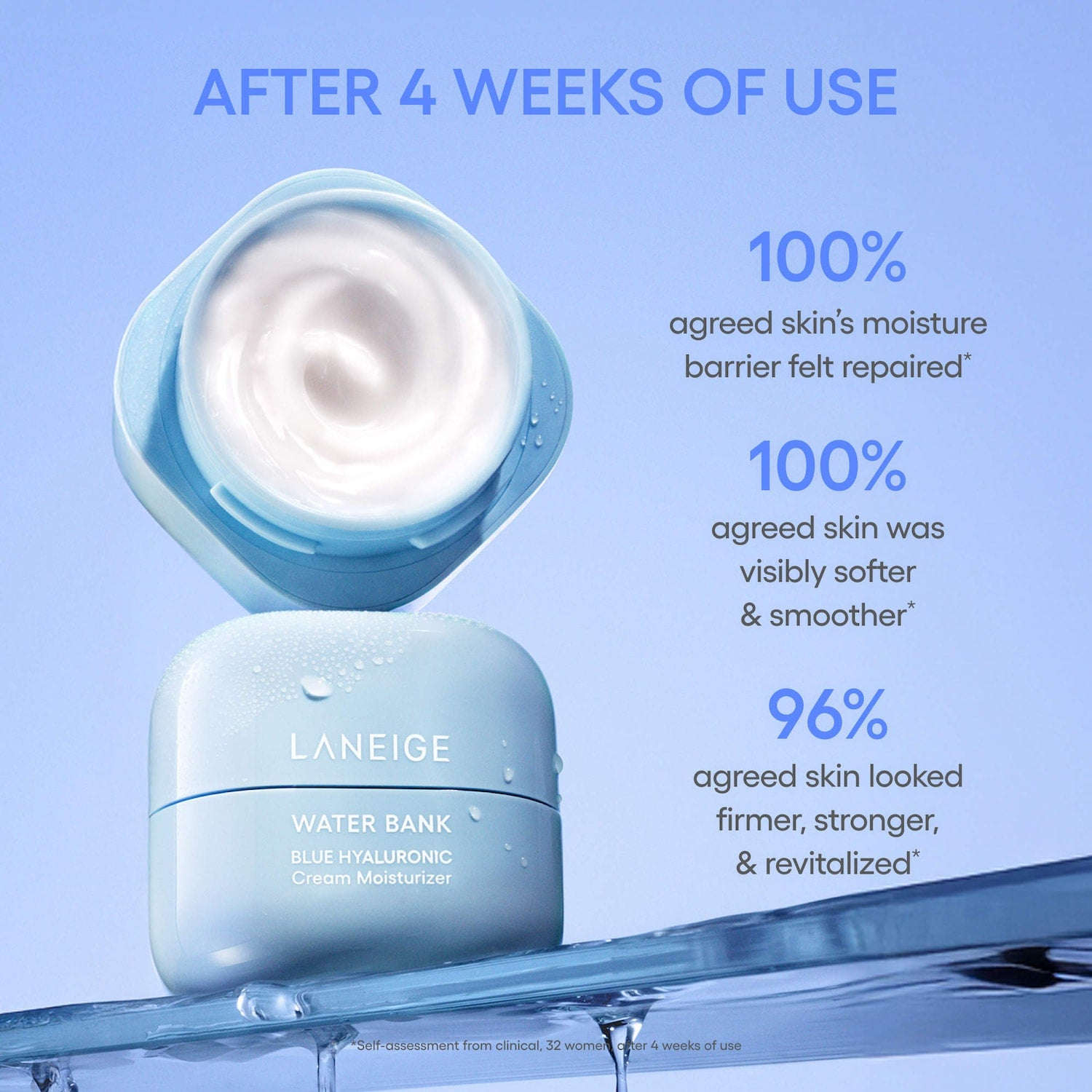 LANEIGE Water Bank Blue Hialuron Kremi - Nəmləndirici və Rütubət Baryerinin Onarılması YoxYox