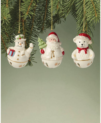 Lenox Jingle Bell Ornaments, Set of 3
