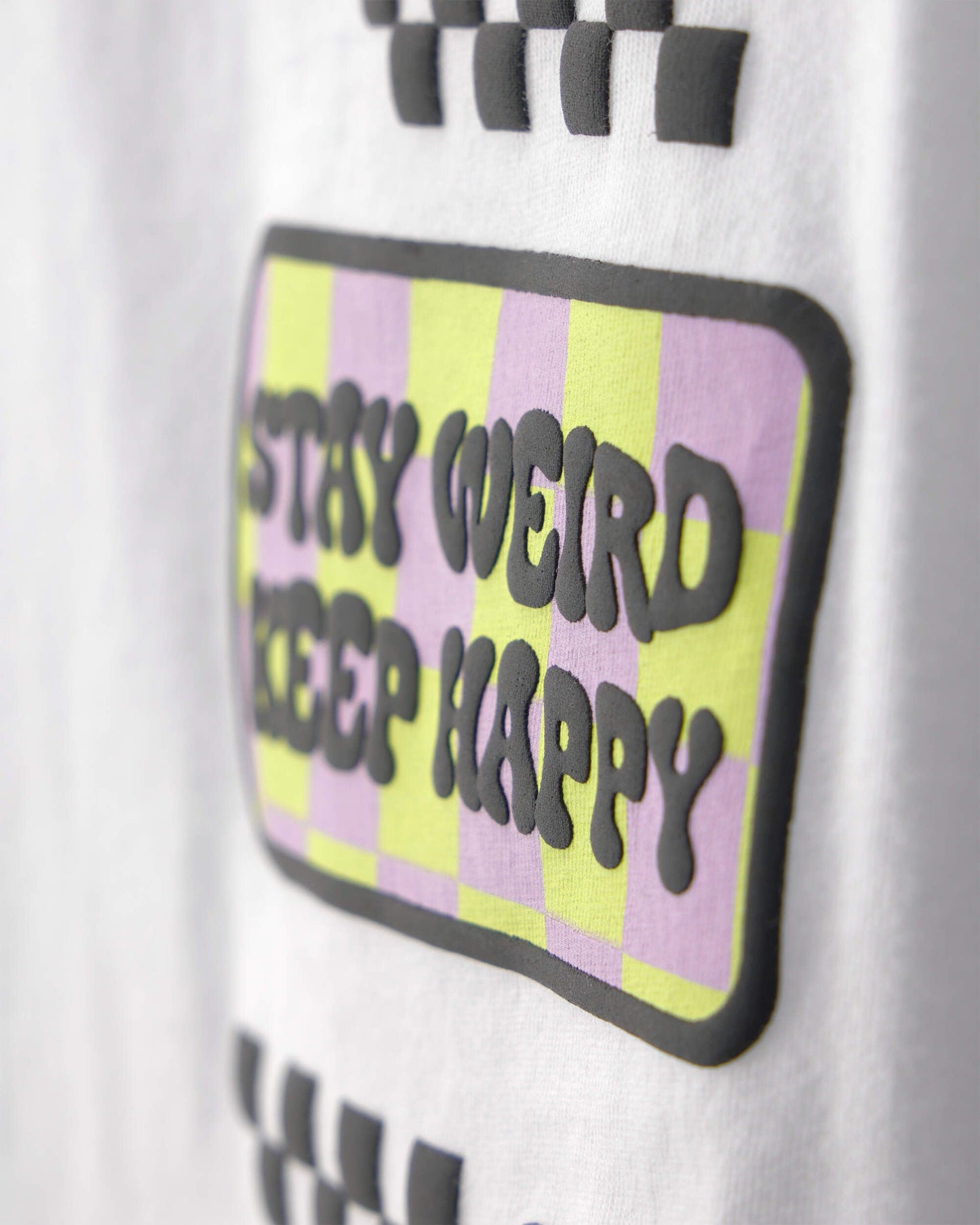 Carter's Qız SmileyWorld® Qrafik Köynəyi - Ağ