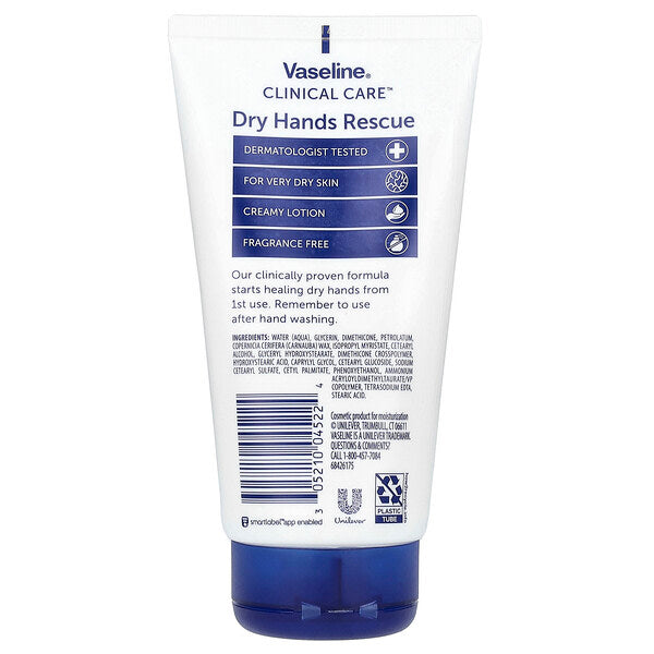 Vaseline Clinical Care Quru Əllər Düzəltici Ətri Olmayan 150 ml