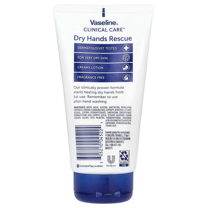 Vaseline Clinical Care Quru Əllər Düzəltici Ətri Olmayan 150 ml