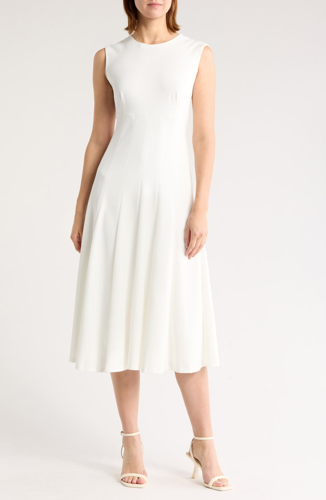 Calvin Klein Scuba Crepe Fit & Flare Geyim