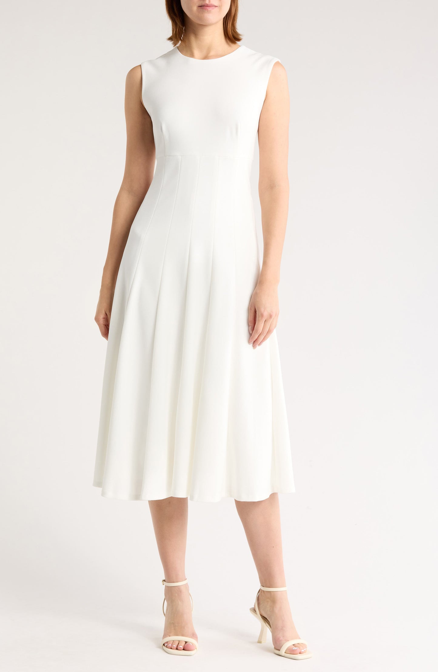 Calvin Klein Scuba Crepe Fit & Flare Geyim