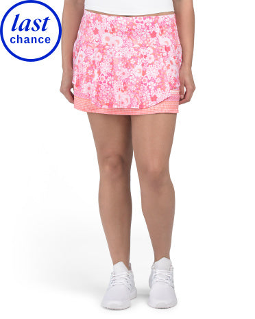 LUCKY IN LOVE UPF 50 Spring Bloom Skort