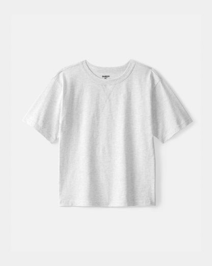 OshKosh B'gosh Oğlan Qısa Kollu Köynəyi - Boz Melanj