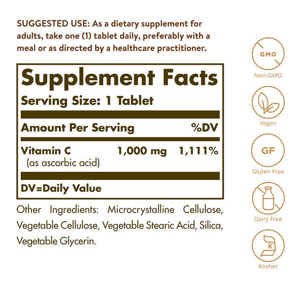 Solgar C Vitamini 1000 Mg 90 Tablet