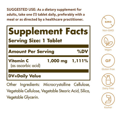 Solgar C Vitamini 1000 Mg 90 Tablet