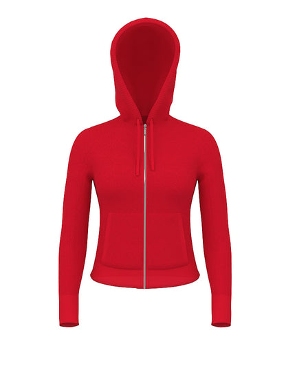 PINK Hudson Cable Knit Full Zip Hoodie