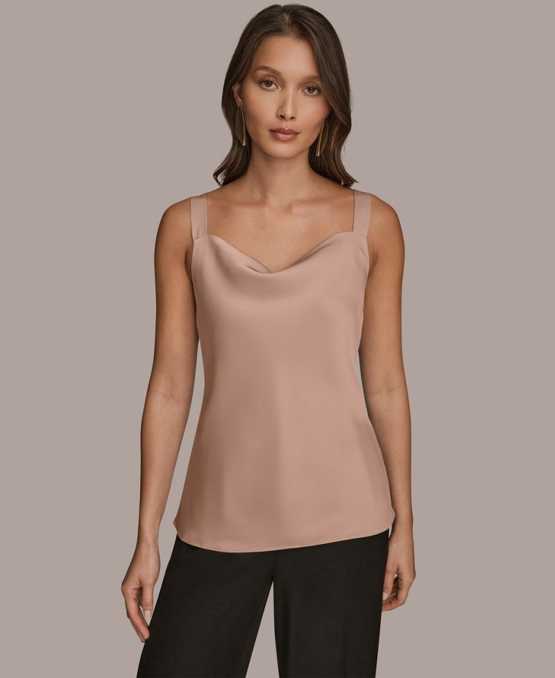 Donna Karan New York Qadın Cowl Neck Kamisol