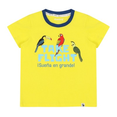 Mixed Up Clothing Uşaq Suave Qrafik Qısa Kolllu T-Shirt - Take Flight - 3T