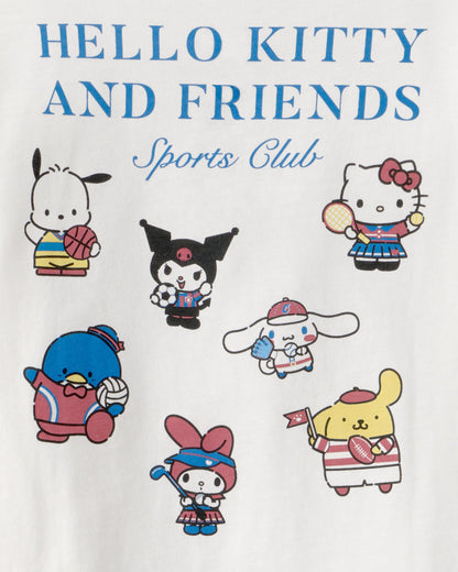 Carter's Qız Hello Kitty® Uzun Tərəvəz Bluzkası - Ağ