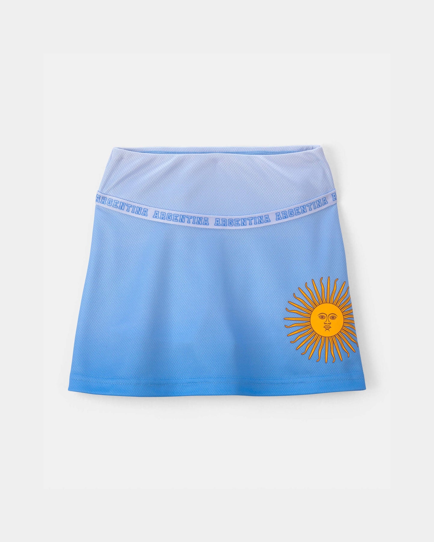 Carter's Uşaq Qız 2-Parçalı Umbro Argentina Futbol Forması və Şort Dəsti - Açıq Mavi/Ağ