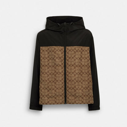 Coach Signature Tam Fermuarlı Külək Gödəkçəsi