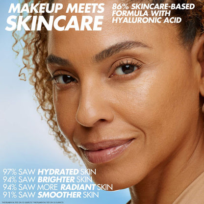 MAKE UP FOR EVER Mini HD Skin Hydra Glow Dərmatologiyalı Tonal Krem Hialuron Turşusu ilə