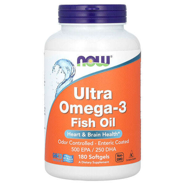 Now Foods Ultra Omega 3 Balık Yağı 180 Yumuşak Kapsül YoxYox