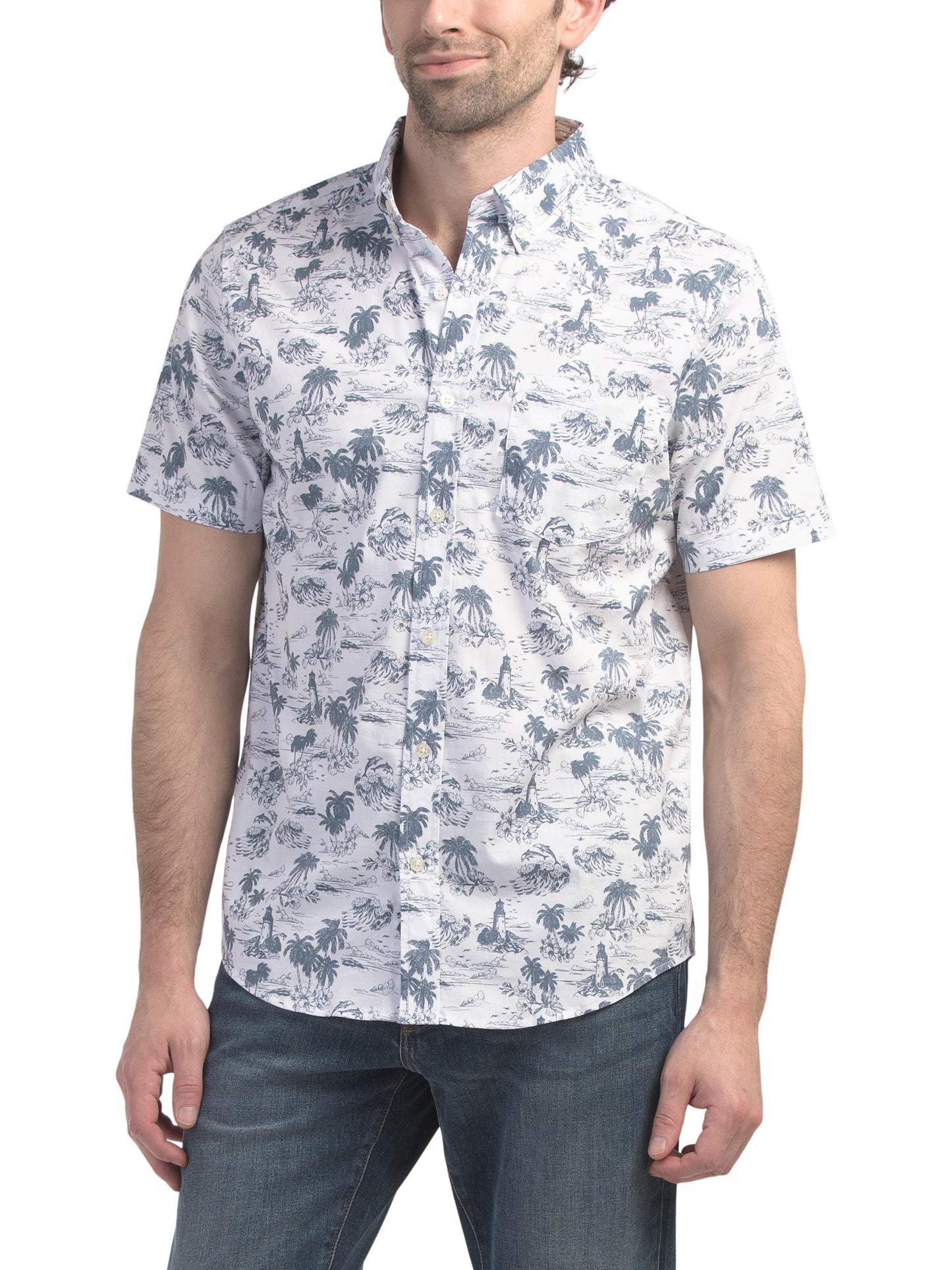 LANDS END Legacy Print Köynək