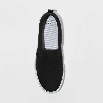A New Day Millie Twin Gore Slip-On Qadın Krossovkası Qara 12 Ölçü