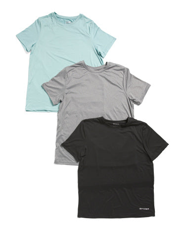 SPYDER 3pk Ultra Soft Crew Neck Tees