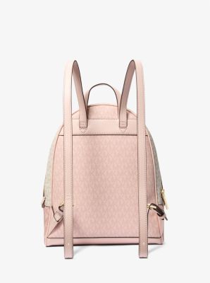 Michael Kors Rhea Medium Rəngli Blok Signature Loqo Bel Çantası