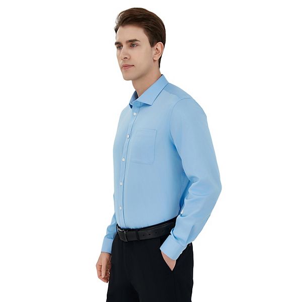 Savile Row Kişi Klassik Fit Sateen Formal Köynəyi