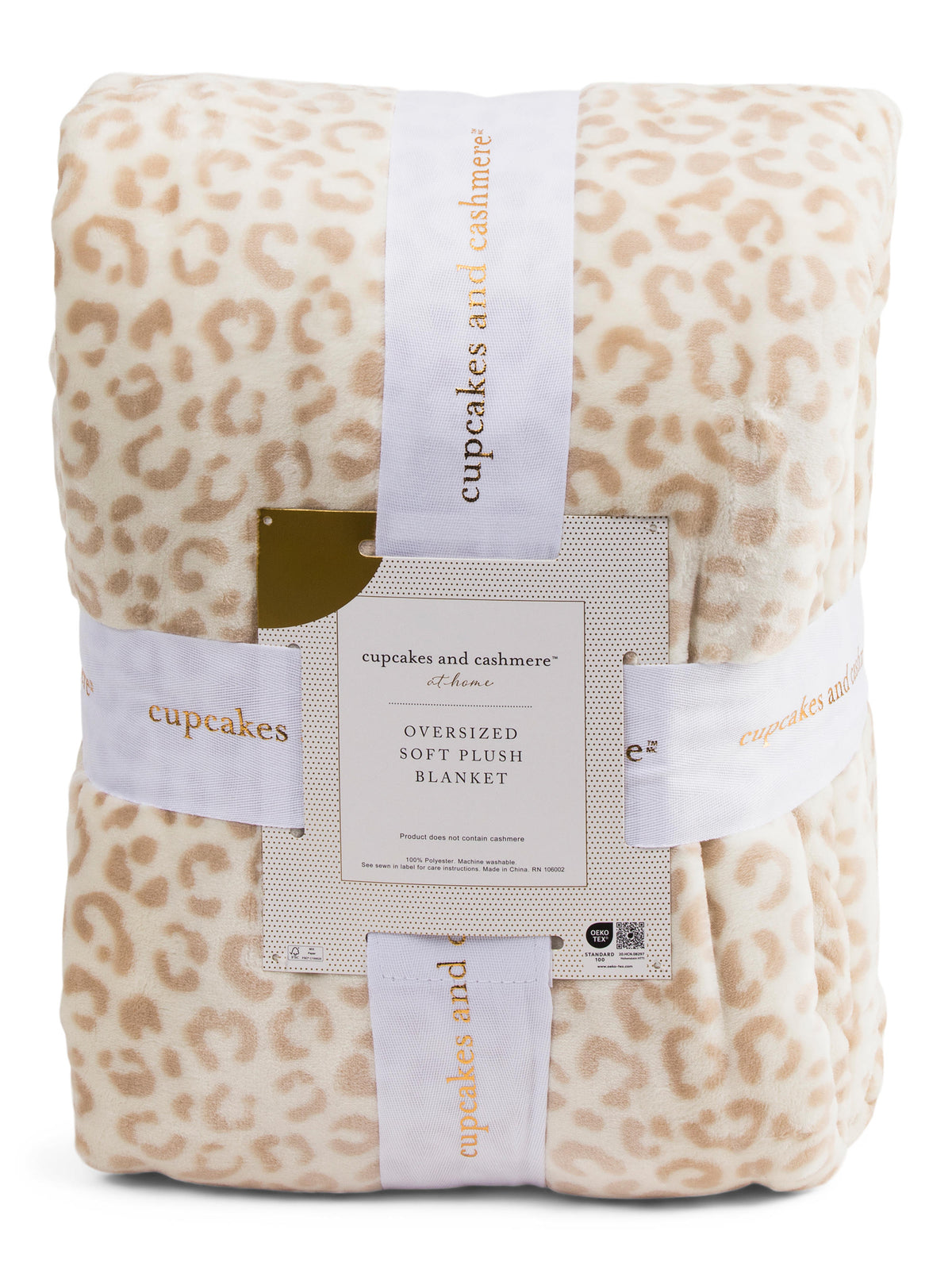 CUPCAKES & CASHMERE Leopard Battaniyə