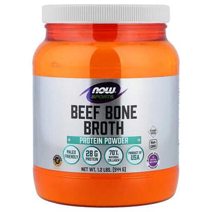 Now Foods Sports Beef Bone Broth Protein Tozu 544 G