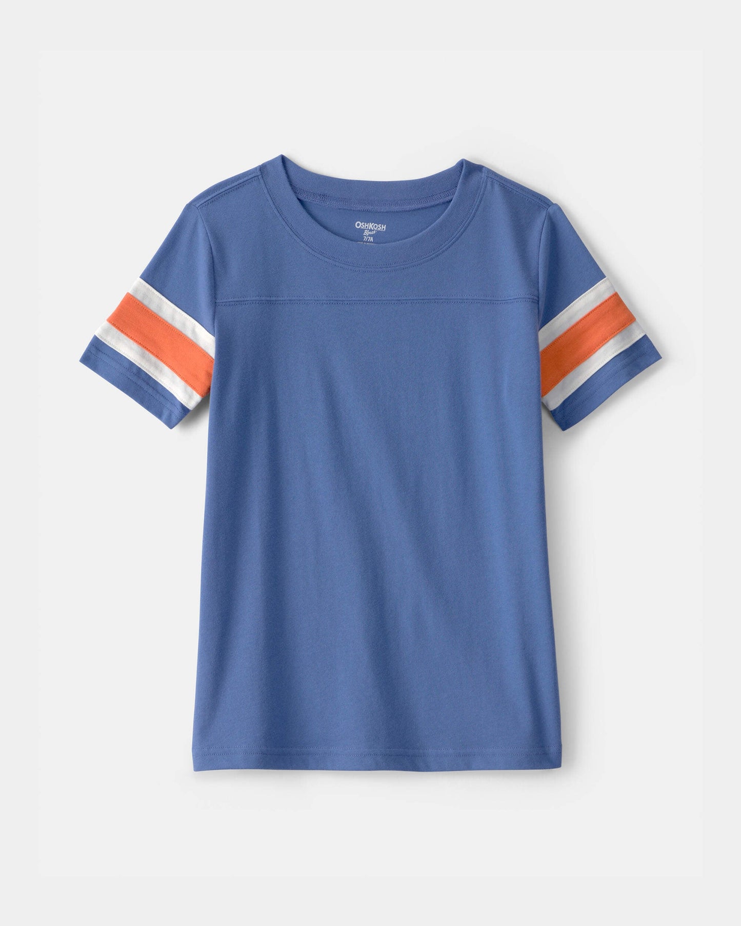 OshKosh B'gosh Oğlan Çizgili Qısa Kollu Köynək - Mavi
