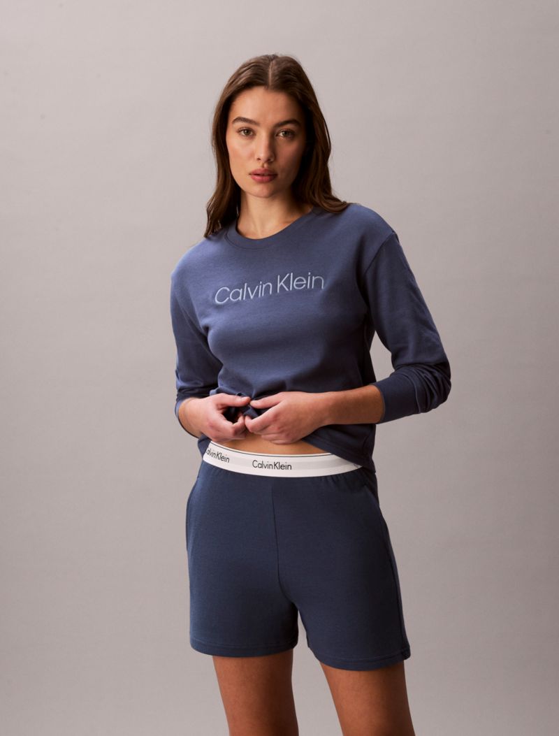 Calvin Klein Icon Pambıq Terry Yuxu Şortları