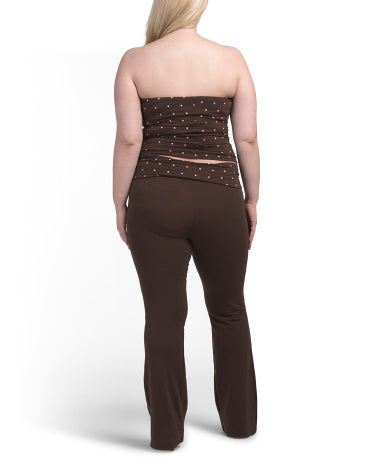 SWEET APPAREL 2 Parçalı Tüp Üst və Yoga Şalvarı Dəsti Bandana ilə