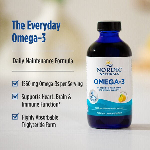 Nordic Naturals Omega-3 Limon 1560 mg 237 ml