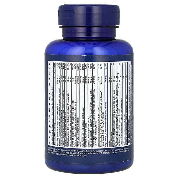 Life Extension Günde İki Dəfə Multivitamin 120 Kapsul YoxYox