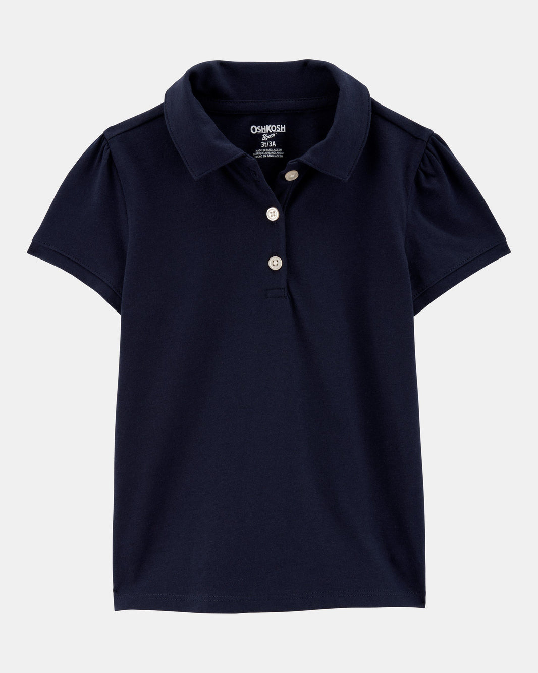 Carter's Uşaq Pique Uniform Polo Köynək - Tünd Mavi