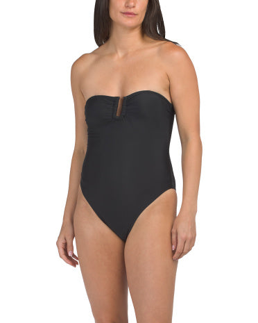Bandeau Stilində Bir Parça Mayosu