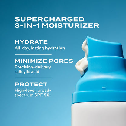 Murad Superactive Matlaşdırıcı Yağ + Göz Bəbəyi Nəzarət Nəmləndirici SPF 50 Salisilik Aside ilə