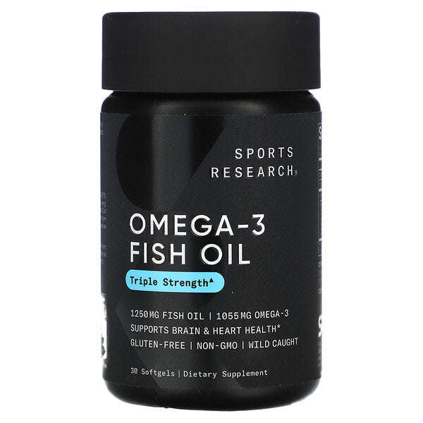 Sports Research Omega 3 Baliq Yağı Üçlü Güc 30 Yumuşaq Kapsul YoxYox