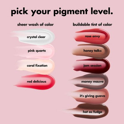 e.l.f. Glow Reviver Lip Oil - It's Giving Guava - 0.25 fl oz