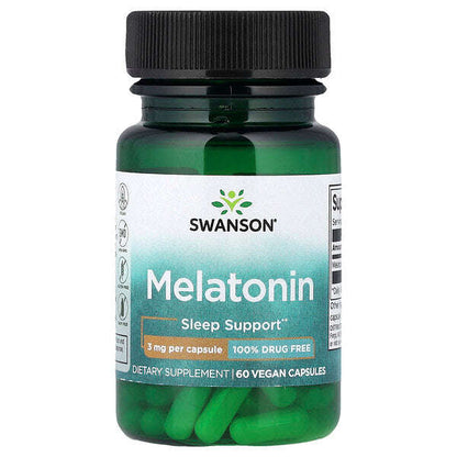 Swanson Melatonin 3 Mg 60 Kapsul YoxYox