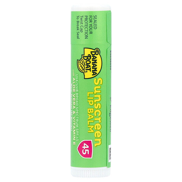 Banana Boat Günəş Kremi Dodaq Balzamı Aloe Vera və E Vitamini SPF 45
