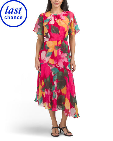 MAGGY LONDON Asimmetrik Maxi Geyim